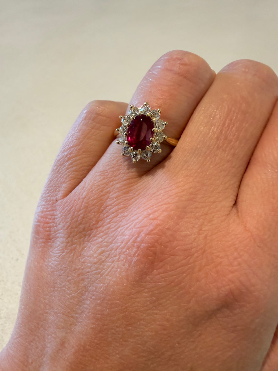 Burmese Ruby ring
