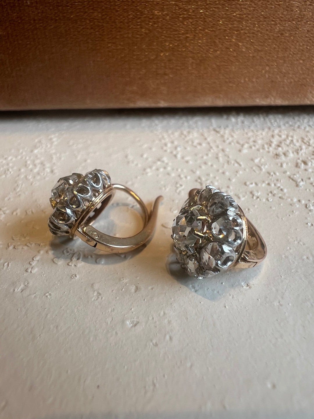 Victorian diamond earrings