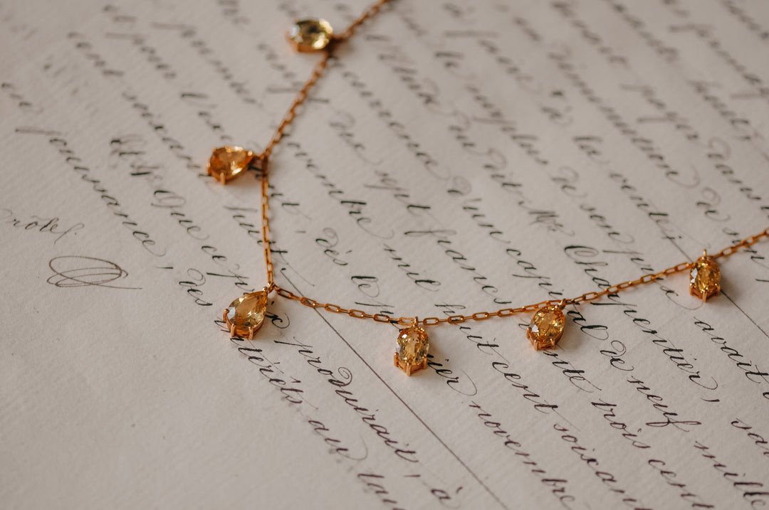 Vintage sapphire necklace
