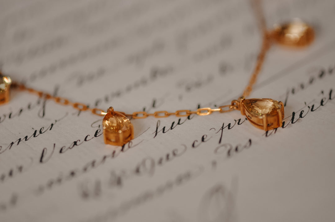 Vintage sapphire necklace