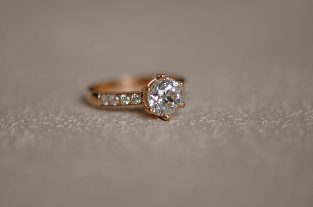 Old european diamond ring