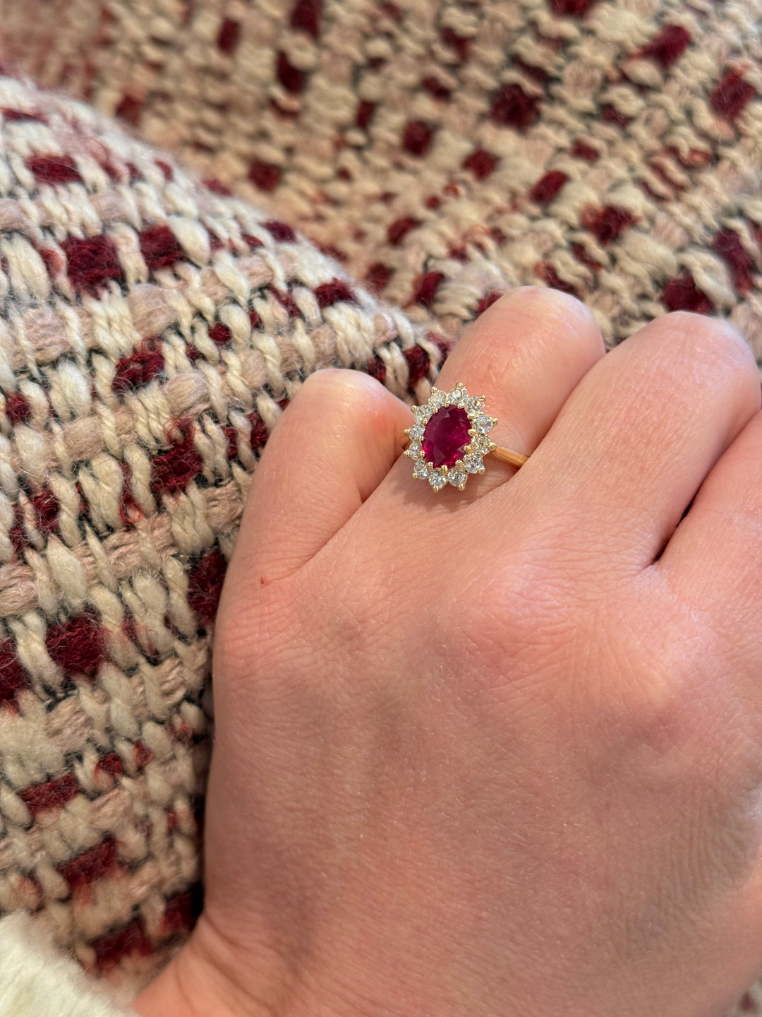 Burmese Ruby ring