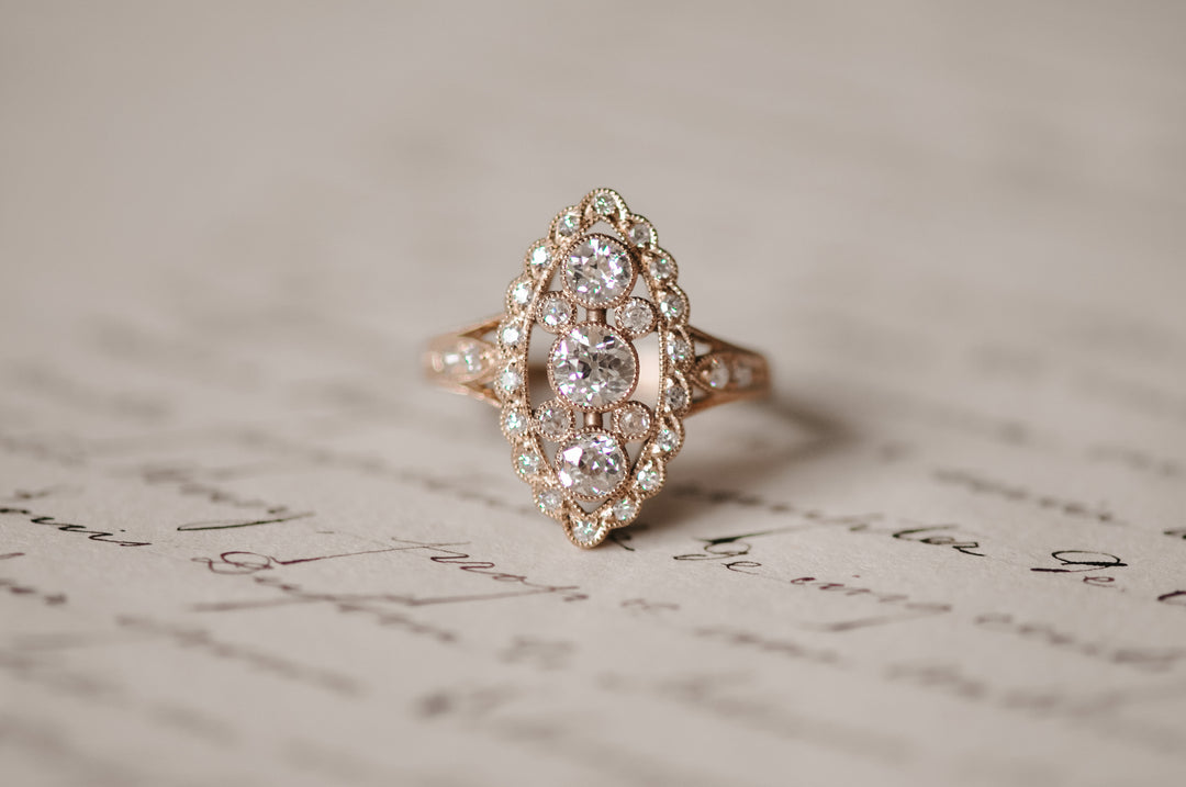 Beautiful Art Deco diamond ring