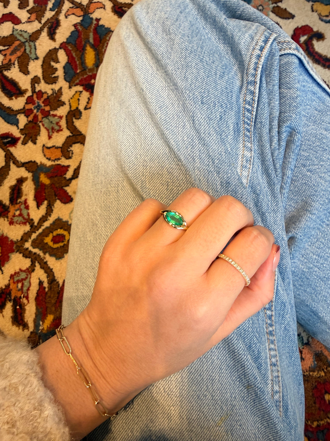 Vintage emerald ring