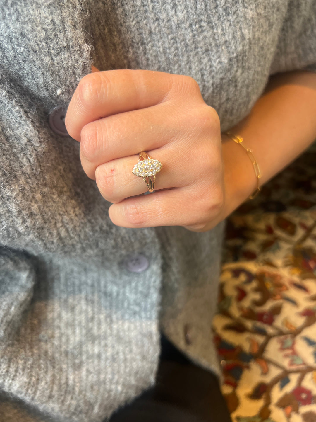 Antique diamond ring