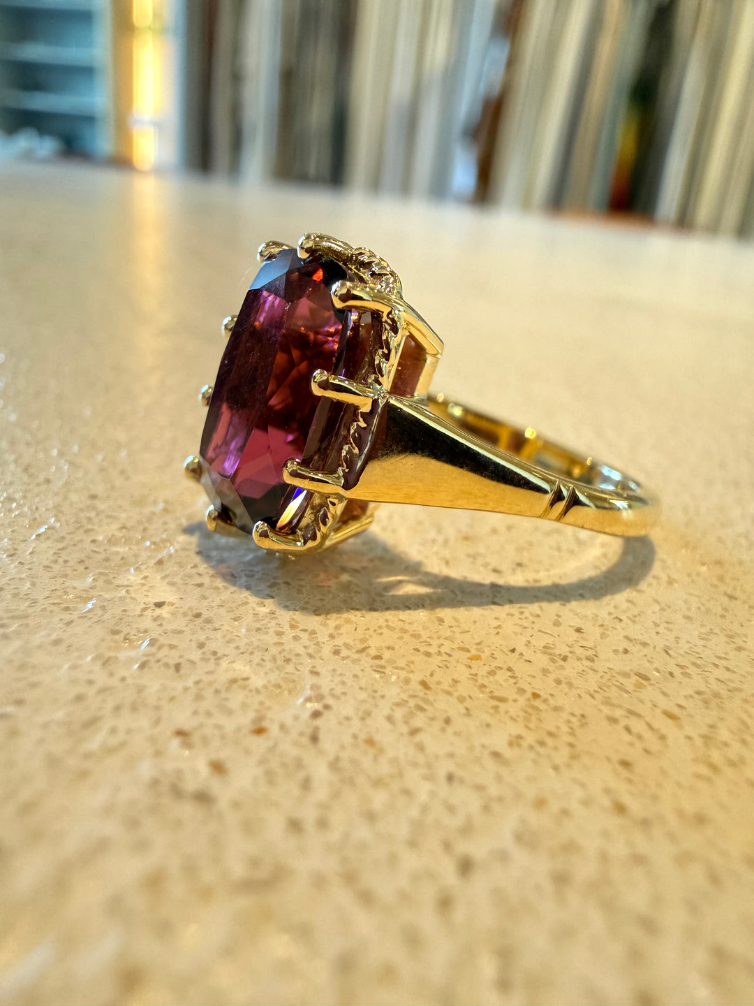 Antique garnet ring