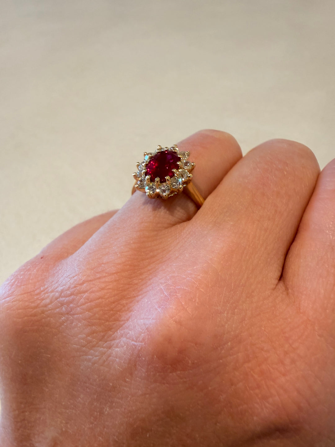 Burmese Ruby ring