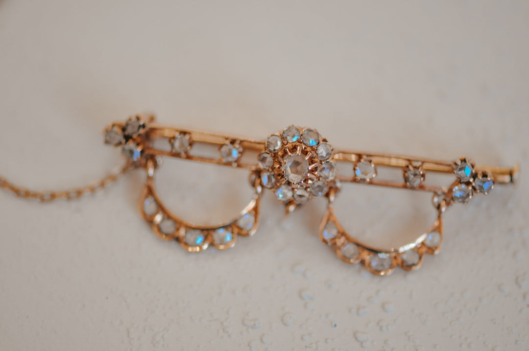 18K Victorian broche