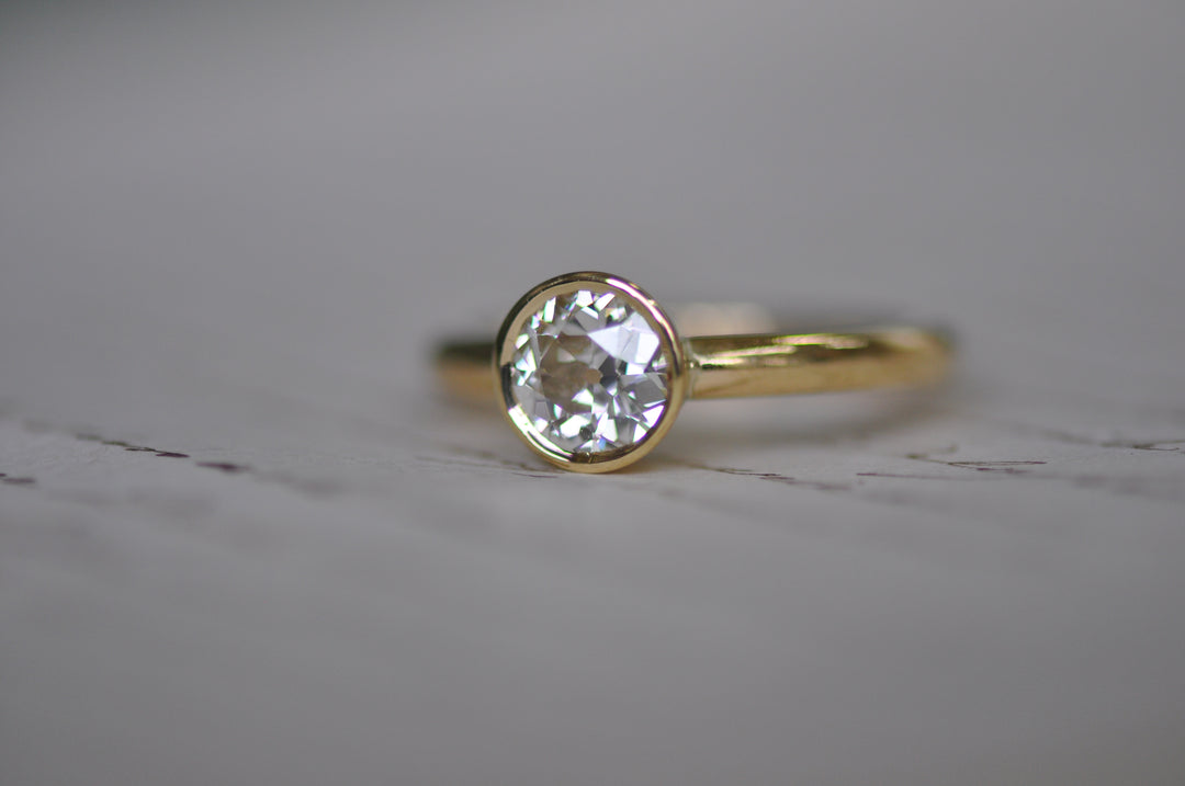 Old mine diamond ring