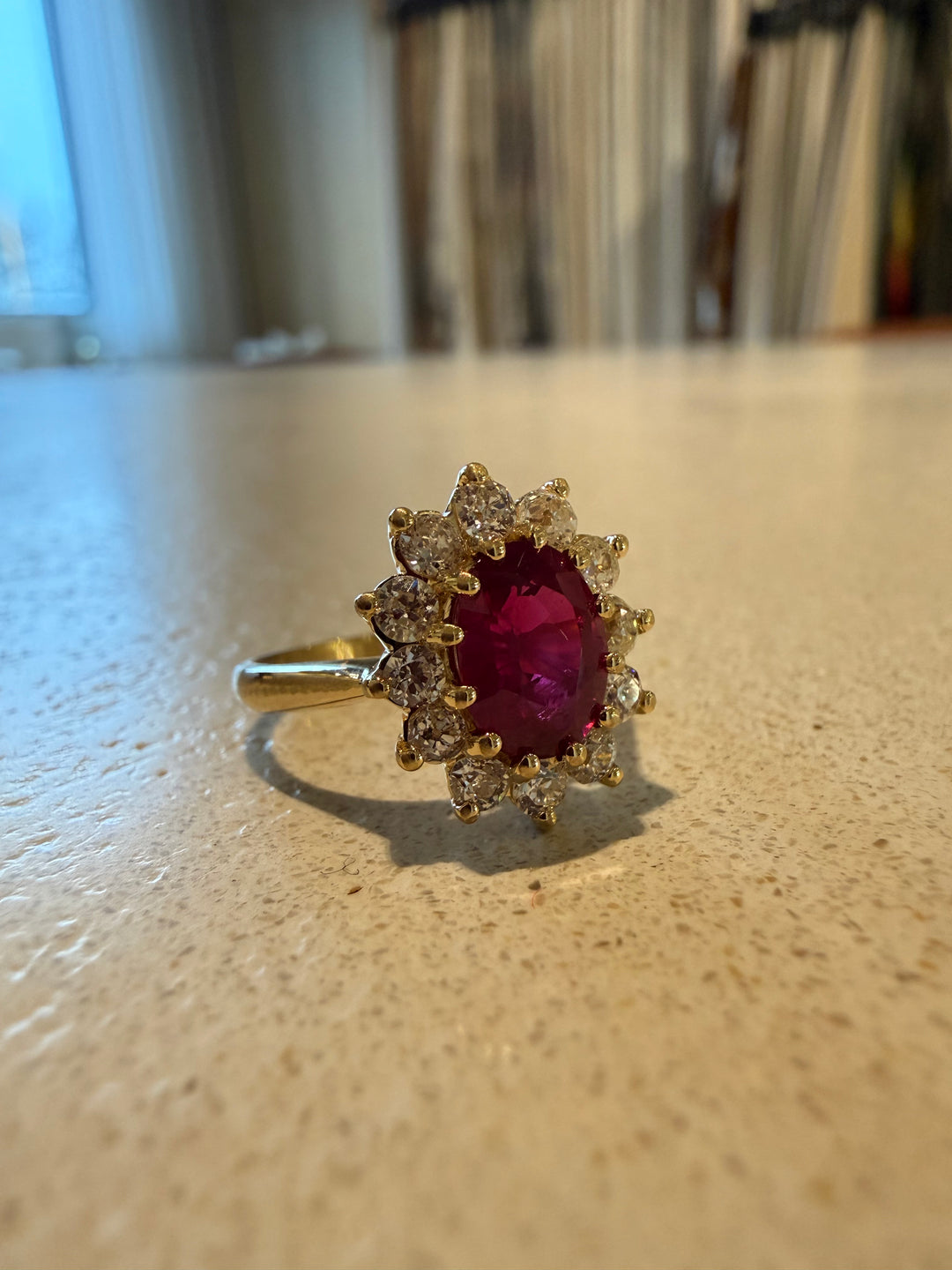 Burmese Ruby ring