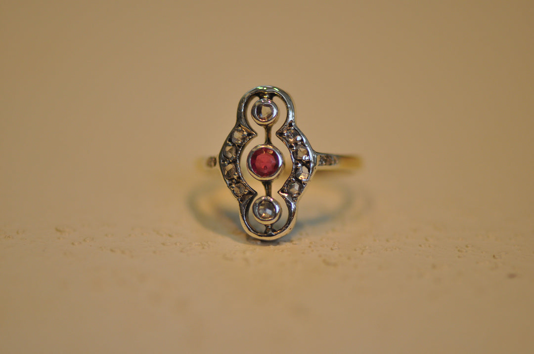 Antique ruby ring