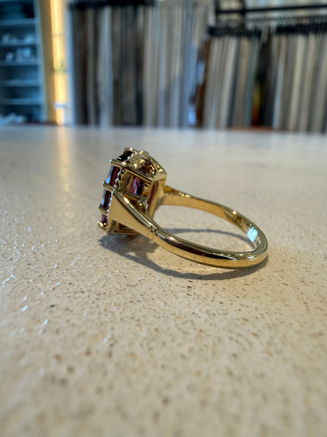 Antique garnet ring