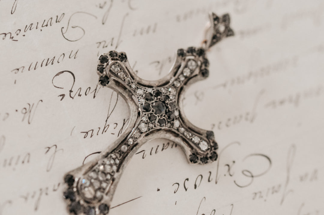 Antique cross pendant