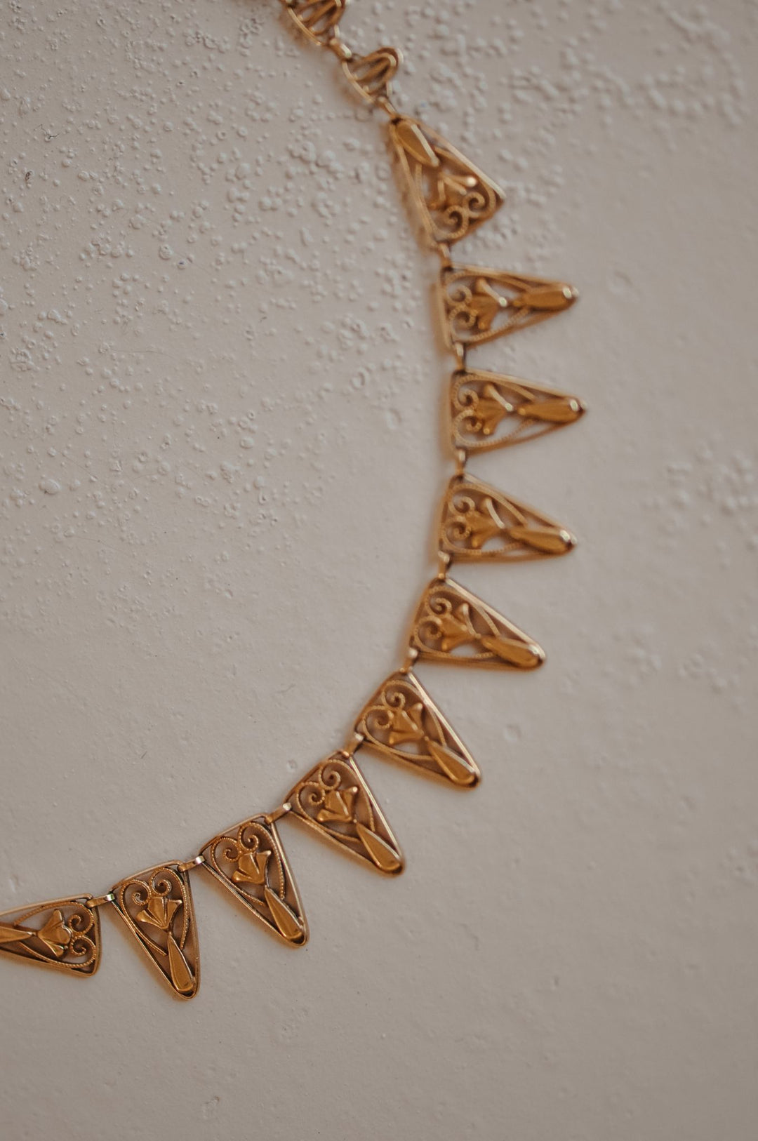 Antique yellow gold necklace